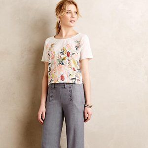 Anthropologie Tailored Sailor Wide-Legs, by Elevenses, size 6